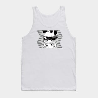 anime eyes B&W Tank Top